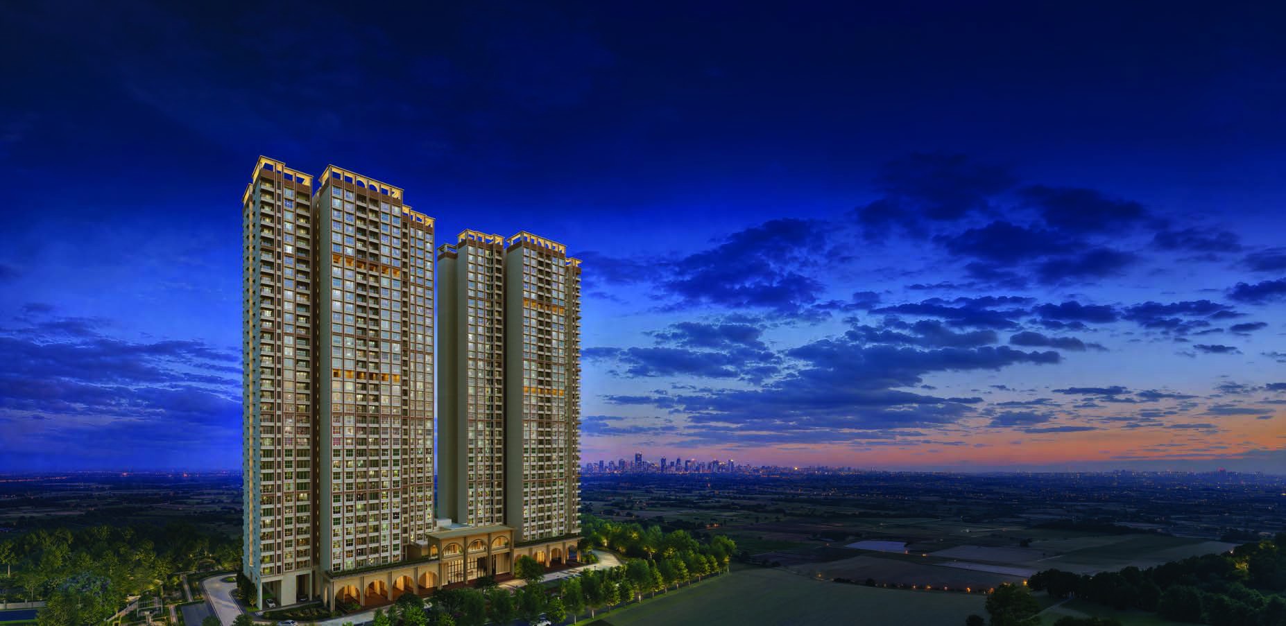 Godrej Regent Park Victorian-inspired twin towers